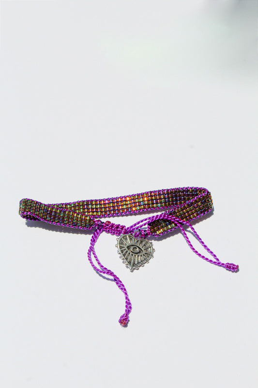 Pulsera en telar Miyuki 4