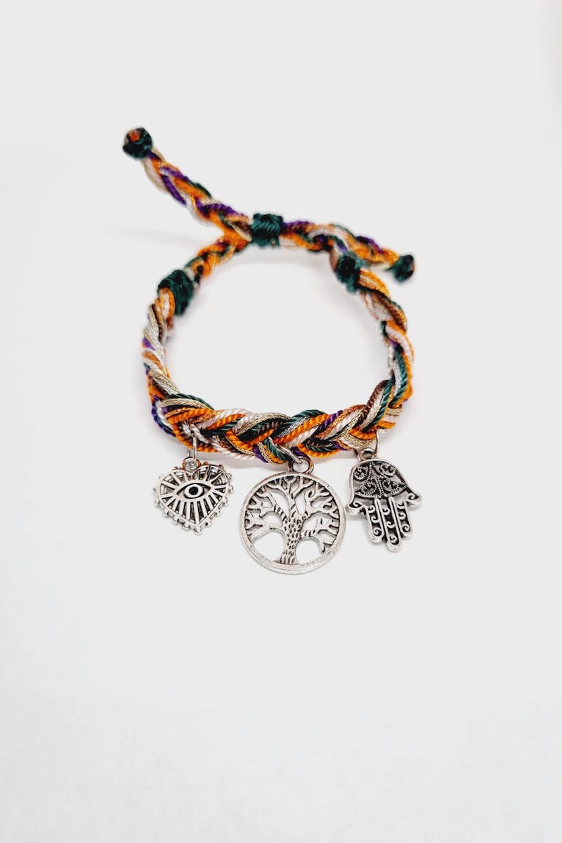 Pulsera Trenza en hilo